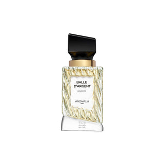 Balle d’Argent Concentré – Profumo Anomalia Paris 70 ml. Flacone in vetro inciso con tappo nero, fragranza neo-gourmand sofisticata.