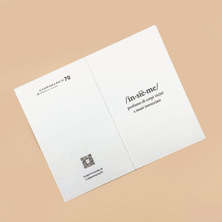 Insieme Biglietto di Auguri Illustrato – Colore G x Campomarzio70