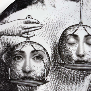 Piatto Zodiaco Bilancia Tema e Variazioni N. 354 - Fornasetti