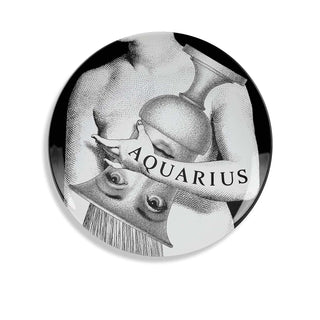 Piatto Zodiaco Aquario Tema e Variazioni N. 358 - Fornasetti