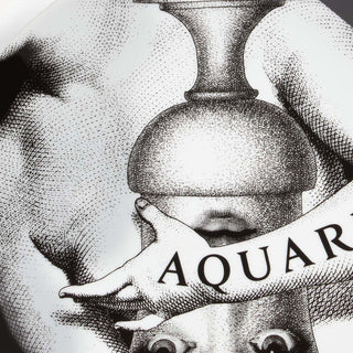 Piatto Zodiaco Aquario Tema e Variazioni N. 358 - Fornasetti