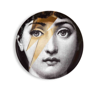 Theme & Variation Plate N.375 BK/Gold - Fornasetti