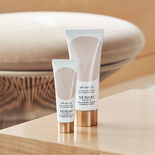 Silky Bronze Cellular Protective Suncare Cream For Body Spf 50 - Sensai