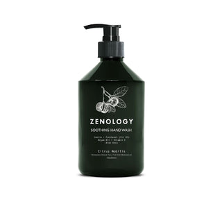 Flacone del Sapone Mani Lenitivo di Zenology fragranza Citrus Nobilis