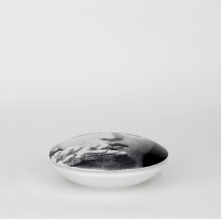 Scatola tonda Tema e Variazioni n°139 bianco/nero - Fornasetti - Campomarzio70